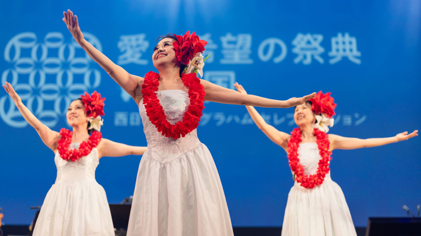 日本基督教團體於四國福音慶典獻上敬拜舞蹈