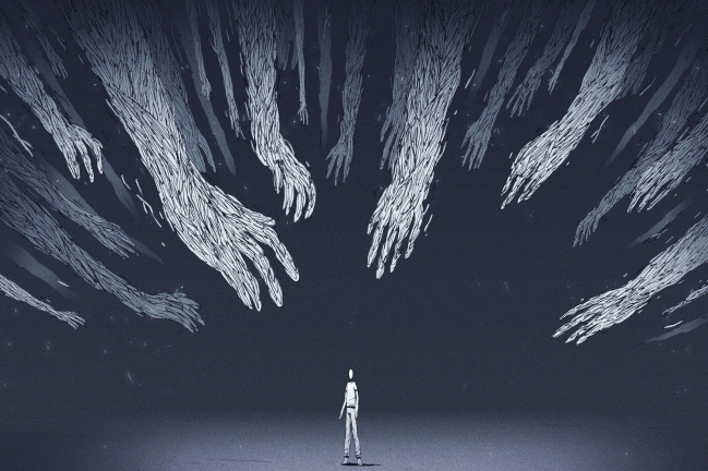 facing darkness