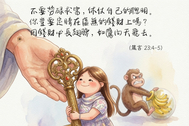 【守護家庭365】不要定睛在虛無的錢財上