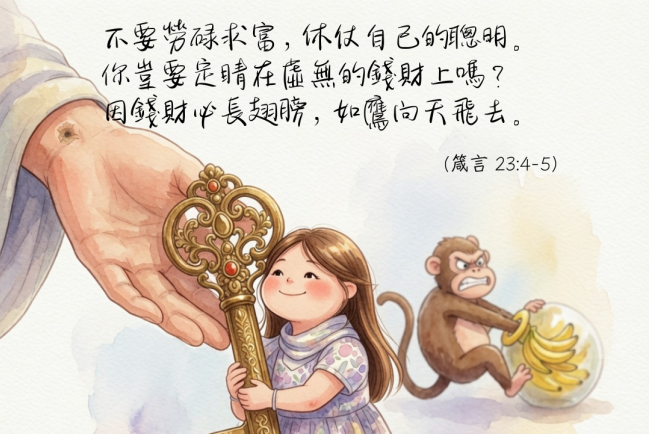 【守護家庭365】不要定睛在虛無的錢財上