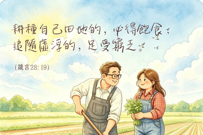 【守護家庭365】耕種自己的田地