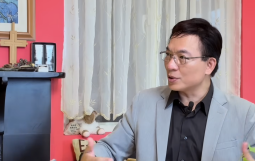 彭盛有博士接受採訪,資料圖片,與本次採訪無直接關聯。
