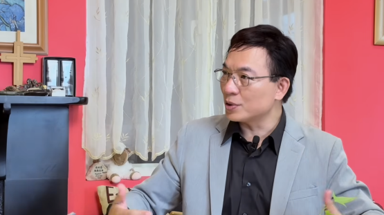 彭盛有博士接受採訪,資料圖片,與本次採訪無直接關聯。