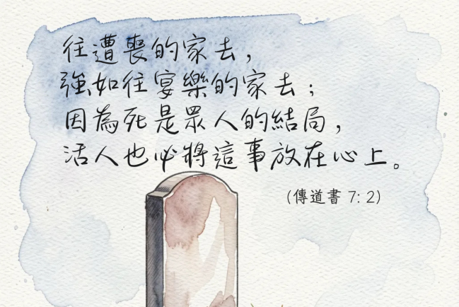 【守護家庭365】往遭喪的家去,強如往宴樂的家去