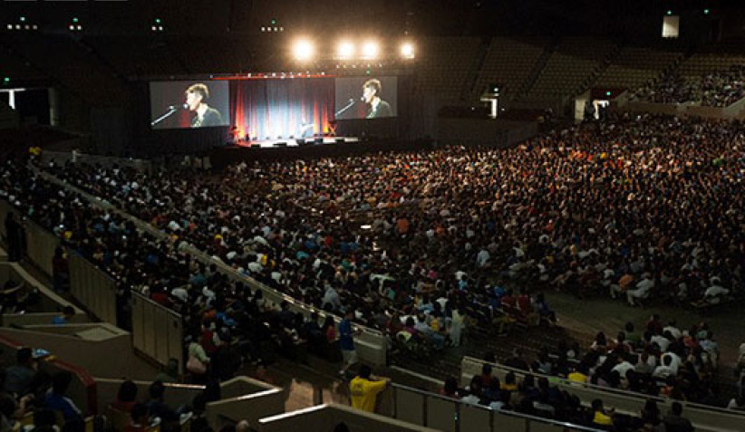 林書豪三藩巿佈道 吸引上萬人聽福音訊息
