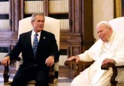 教宗向布希當面譴責伊戰虐俘,並希望美國增進與國際社會的合作