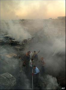 伊拉克基督教堂遭遇汽車炸彈連環襲擊，至少18人死亡，近百人受傷