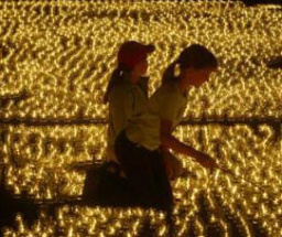 100萬支蠟燭為貧困兒童燃點在柏林