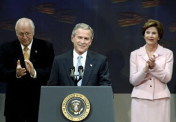 布殊宣佈競選連任勝利演說全文