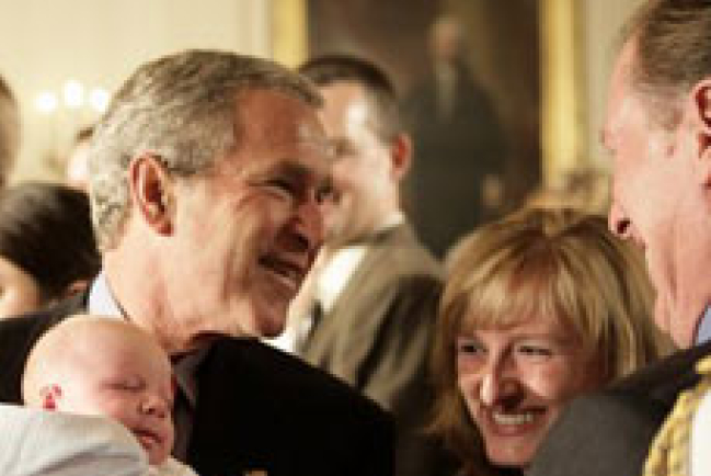 布殊總統將否決任何放寬胚胎幹細胞研究限制的法案