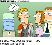 老闆被提了，我們的擔心都消失了。