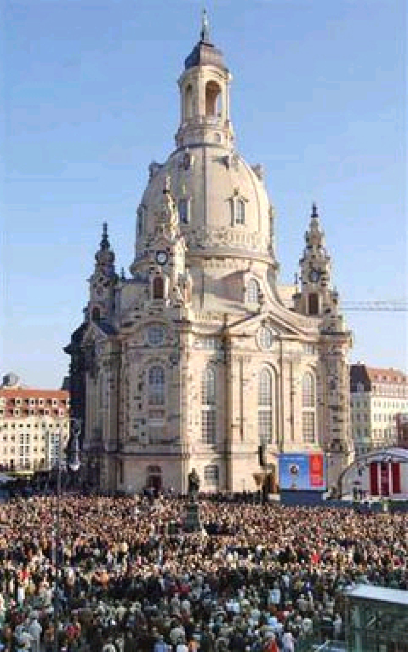 德國聖母天主教堂重建 象徵諒解與復和精神