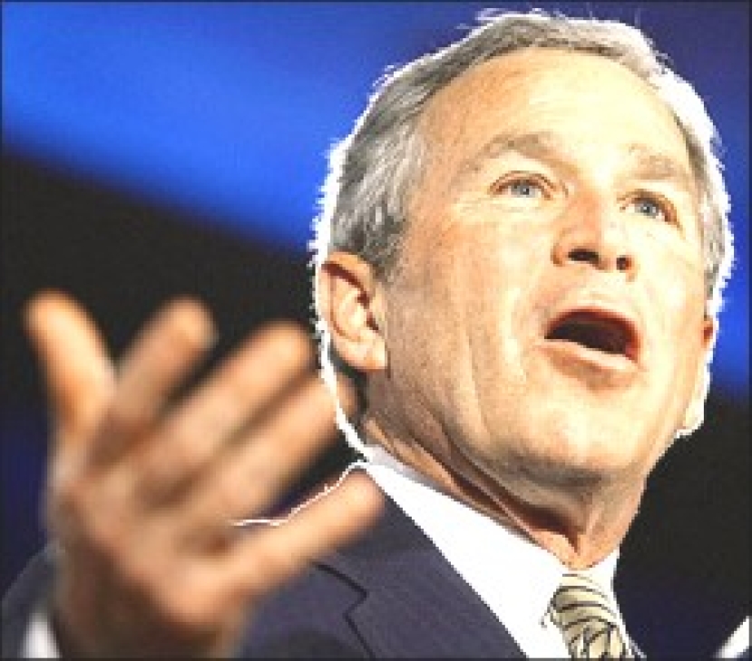 布殊訪華期間曾明確表示：經濟開發必將帶來信仰自由