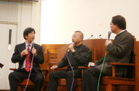 屈偉豪博士、林以諾牧師、陳恩明牧師三位老友大談「教仔經」