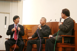 屈偉豪博士、林以諾牧師、陳恩明牧師三位老友大談「教仔經」