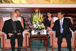 威廉斯大主教與中國政協主席賈慶林北京會晤