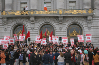 美國•青年信徒齊集三藩市市政廳 向世俗潮流宣戰