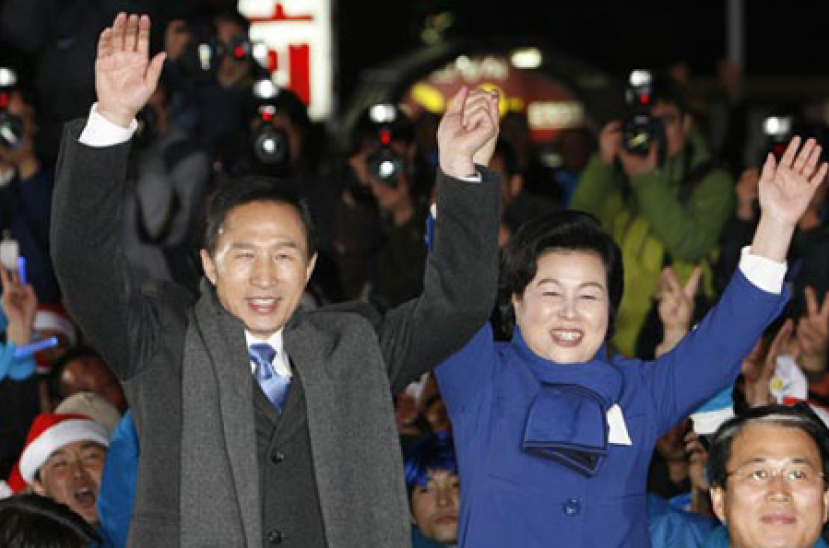 南韓總統大選出爐 基督徒候選人李明博當選