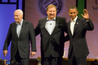 美國兩總統候選人與華理克牧師真情剖白信仰與信念