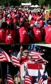 全灣區維護傳統婚姻露天集會及遊行(圖輯)