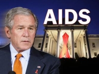華理克盛讃布殊防治愛滋病傑出貢獻