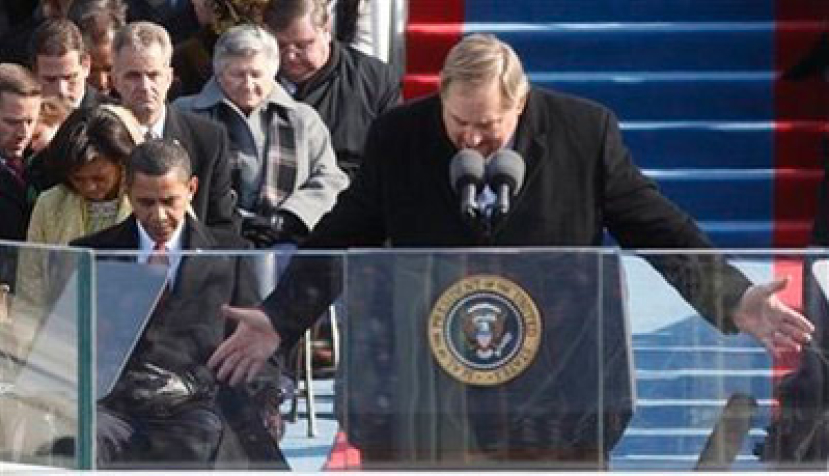 華理克牧師於總統就職禮上的禱文