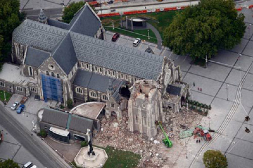 基督城地震123人死 華人教會大致平安