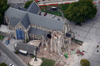 基督城地震毀古老教堂 牧者籲為屬靈復興禱告