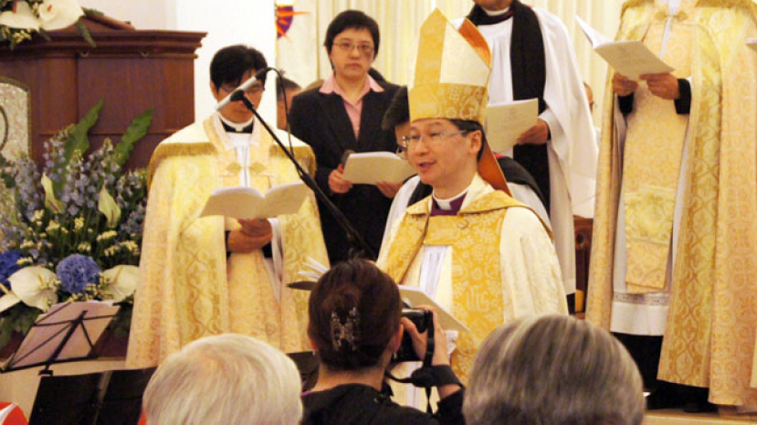 新主教陳謳明談「領袖」:一條腰帶 一塊毛巾 一個洗臉盆