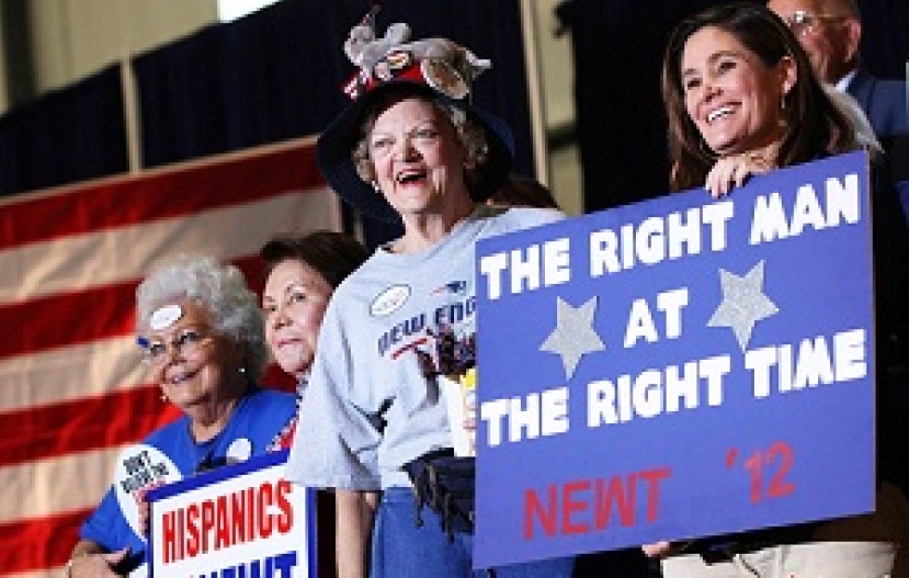 美國2012年大選:婦女頂著半邊天