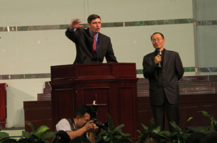 葛培理長孫葛衛理中國深圳最大教堂證道