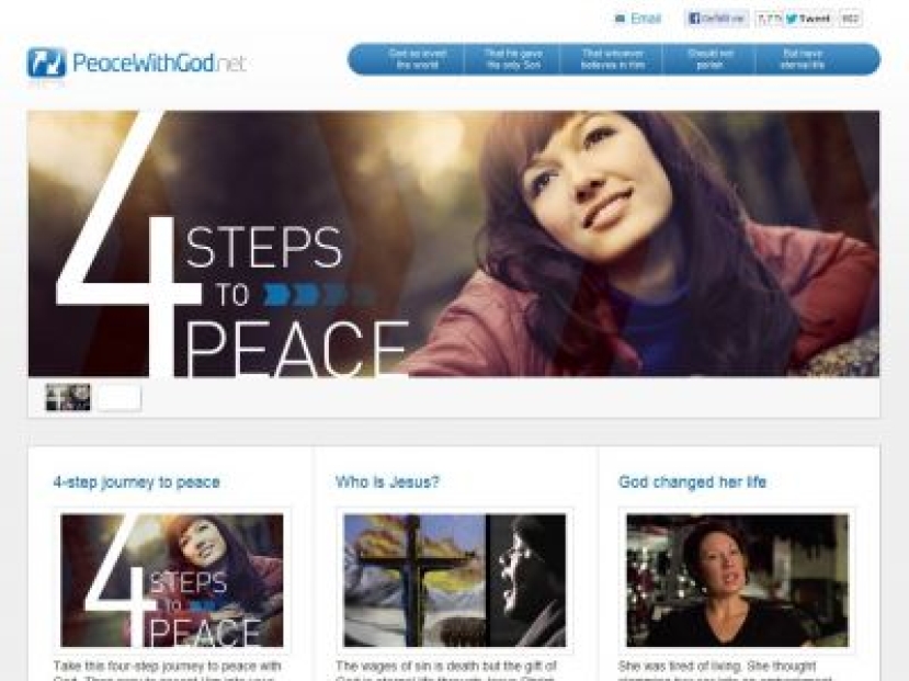 葛培理福音網站日領4千人信主