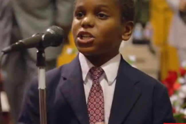 11歲美籍非裔小牧師現驚人講道恩賜