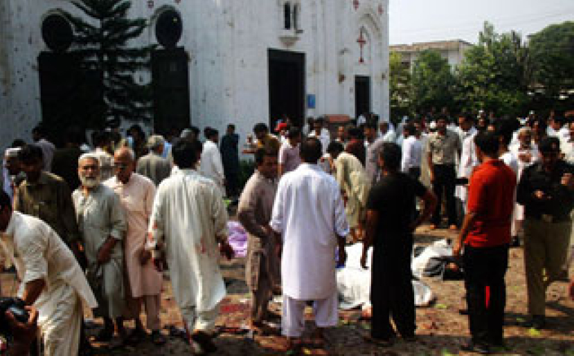 巴基斯坦天災人禍 教堂遭自殺式連環爆炸