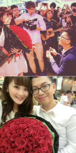 男友旺角街頭求婚 裕美最美婚紗照幸福滿溢