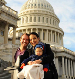 力克全家遊華盛頓 見證神在美國作工