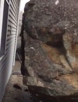 20噸滾落巨石一步之遙 教堂免於滅頂災