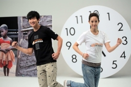 林俊傑、張鈞甯代言台灣「飢餓三十」首度合作拍攝公益廣告