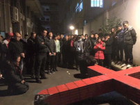 溫州下嶺教會十字架2015年聖誕節後被拆除