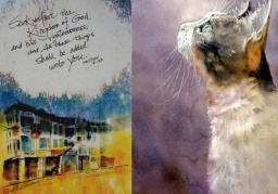 「六感交集」4月藝術展 專訪周文志：藝術品服侍基層