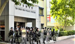 反送中抗爭升溫 三日六場反暴力集會