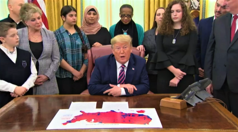 宗教自由日  美國總統川普頒憲保師生祈禱權