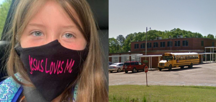 美學生戴「耶穌愛我」口罩遭禁 家長訴訟違反歧視