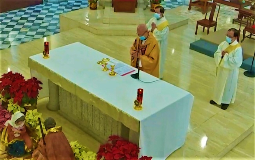 元旦世界和平日 湯漢樞機宣讀文告領信徒懺悔