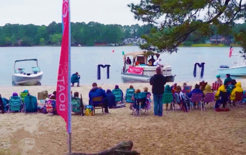 船教會水上崇拜 陽光海風吹靈火