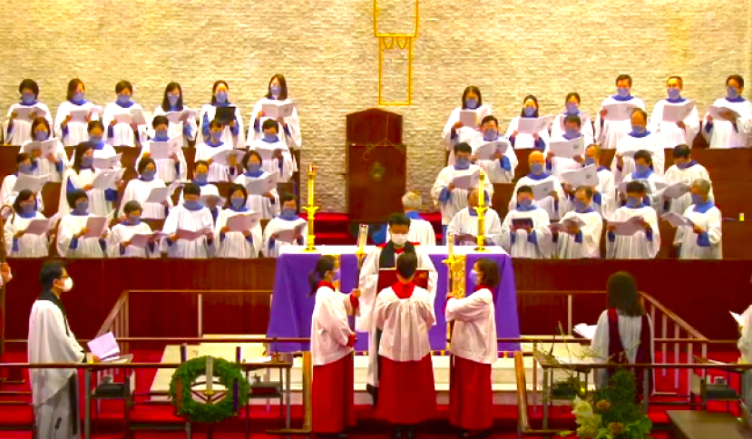 聖公會將臨期歌述崇拜 籲信徒留心準備主再來