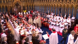 查理斯三世加冕禮：聖詩頌揚基督賜人喜樂與祝福