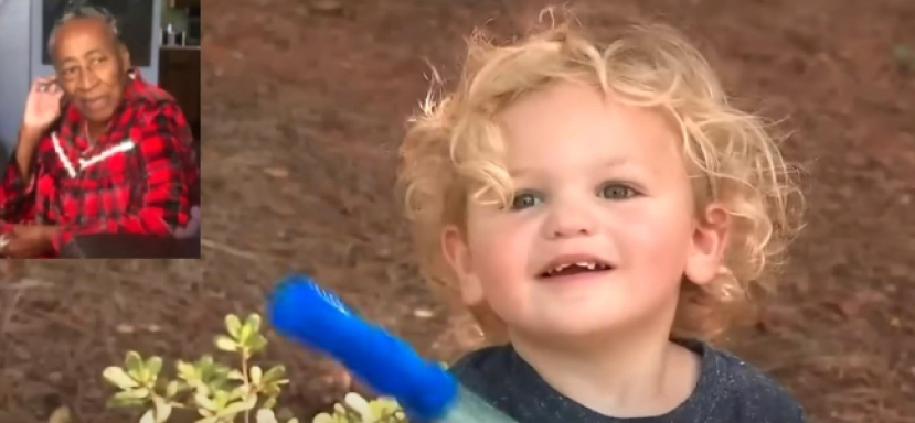 小男孩追玩氣泡 叢林尋回認知障礙老婦