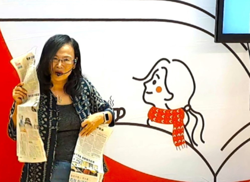 基督教聯合書展開幕 黃佩蓮校長籲親子伴讀：有愛就有動力成長！