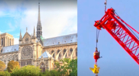 巴黎聖母院災後復修 塔尖公雞風向標打卡熱點